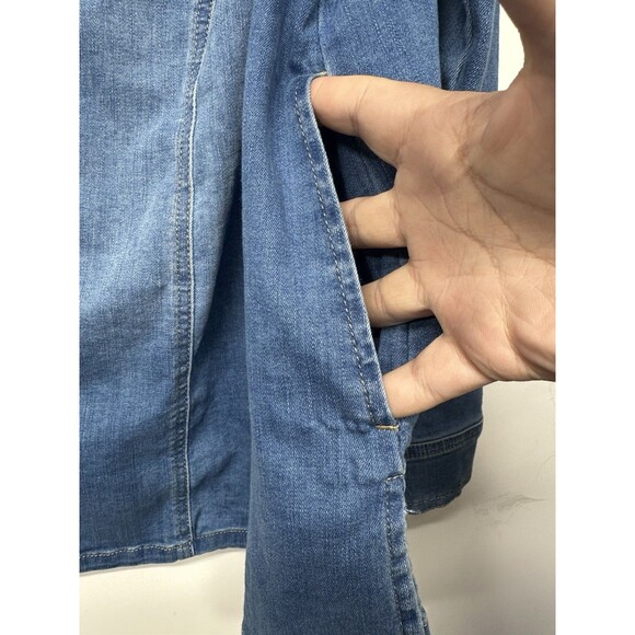 Alfred Dunner Women’s Light Wash Denim Jacket Floral Butterfly Embroidered 1X - Picture 9 of 14